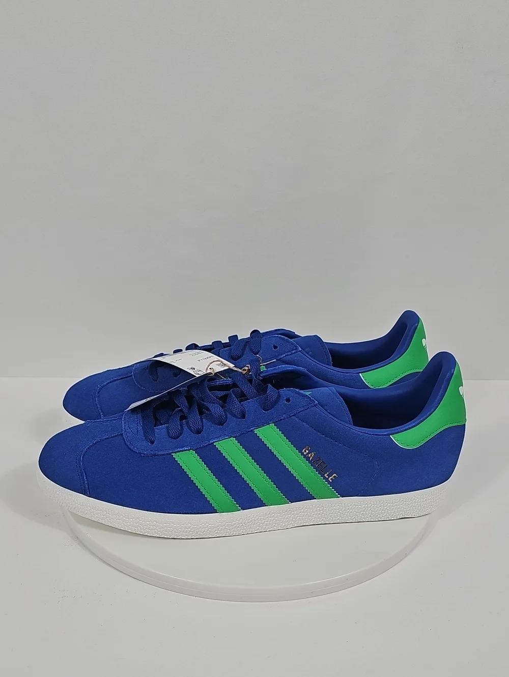 NWT Adidas Gazelle JH5389 Royal Blue Energy Green Sneakers Trainers 11 Blokecore